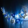 1.65 Meters Hanukkah Star Of David String String 10 Led Lights Hanukkah Festival Decor String Lights Decoration  New Gift