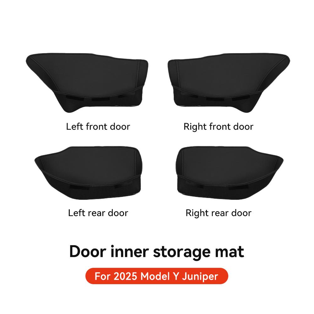 YZ For Tesla Model Y Juniper 2025 New Leather Trunk Mats Fully Surrounded Waterproof Non-Slip Liner Custom Floor Mat Accessories