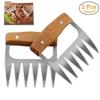 2PCS Grille-viande Griffe d'ours Outils pour effilocher la viande Fourchette BBQ Griffe d'ours Pour effilocher la viande Fourchette Alimentaire Pointes Comme Outils de Barbecue à Viande Dans la Cuisine Camping Extérieur Pic