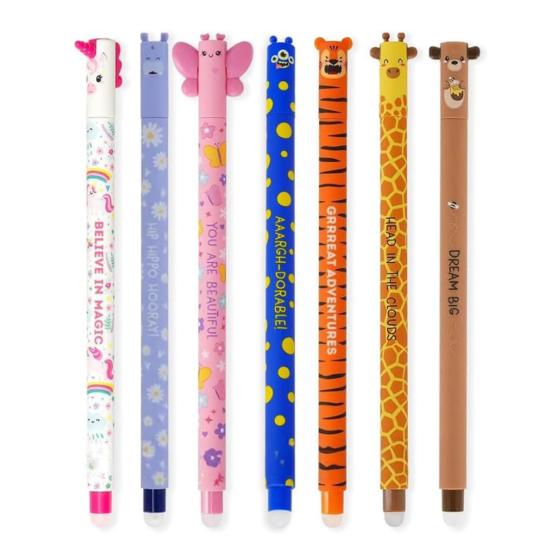 Süße Radierbare Stifte Lustige Bunte Gelstifte zum Schreiben Zeichnen & Listen Glatt Schreibender Stift für Schule Büro Feiertagskarten