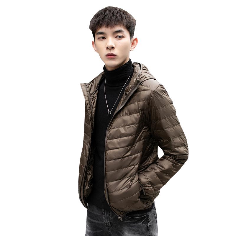 2023 Men's Short Hooded Ultra-Light Winter Down Jacket