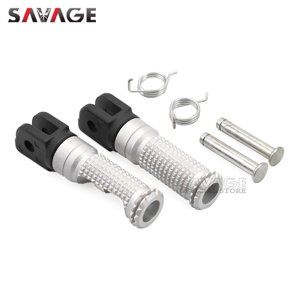 

Rider Front Foot Pegs For YAMAHA MT09 FZ09 MT-09 Tracer 900/GT FJ-09 FZ8 FZ1 XSR SCR 900 Motorcycle Footrest Rest Pedal