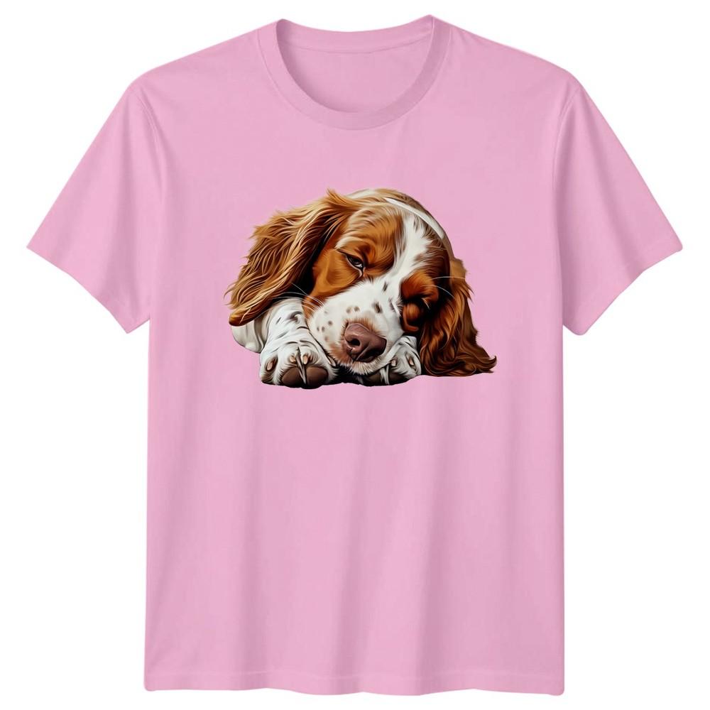 Spaniel Dog Spaniel Dogs Animals Unisexs TShirt Unisexs Tee Graphic Relaxing Pet