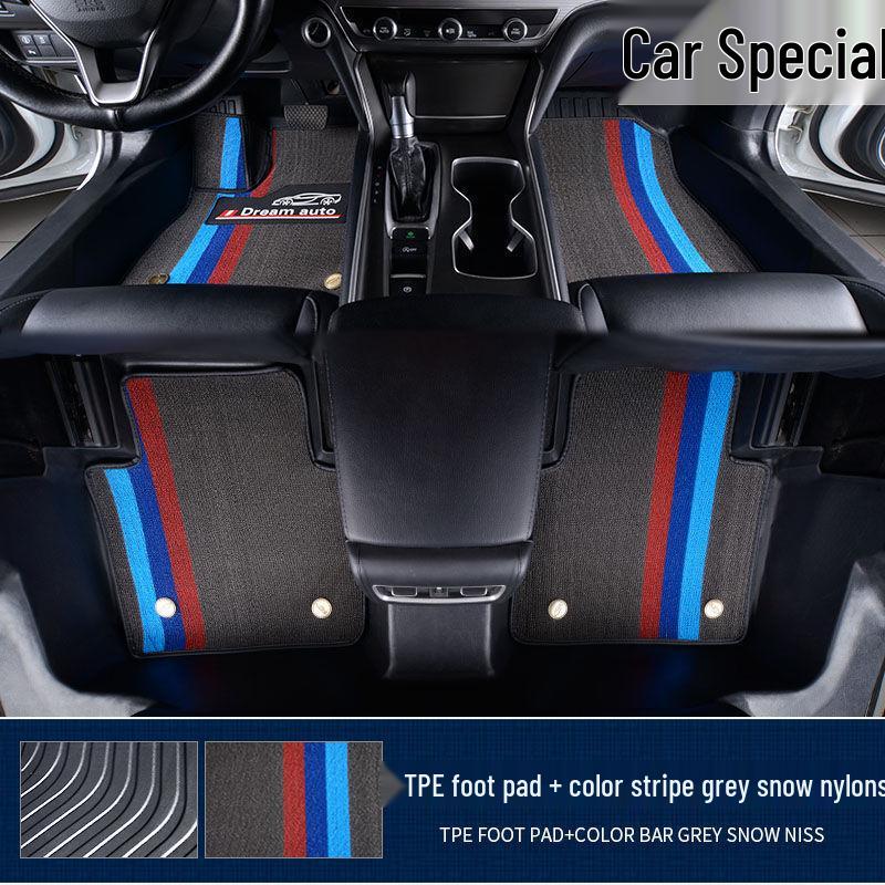 Geely Binyue Cool TPE Car Floor Mats – Waterproof, Wear-Resistant, Eco-Friendly, with Door Sill Protection