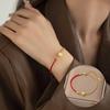 Bracelet Chic en Acier Titane pour Femmes Tendance Bijoux Haut de Gamme Look Élégant pour les Amis Fête