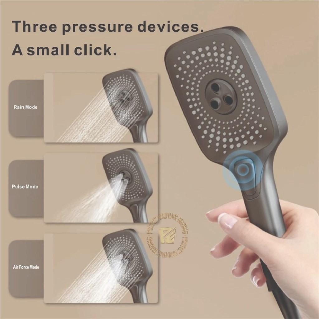 Piano Button Brass Digital Piano Shower Set / Bathroom Digital Display Shower Set