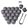 20PCS Car Tire Screw Cap Car Wheel Nuts Covers Auto Caps Hub Screw Protector Bolt Head Cover Cap Plastic Tire Wheel Screw Bolts