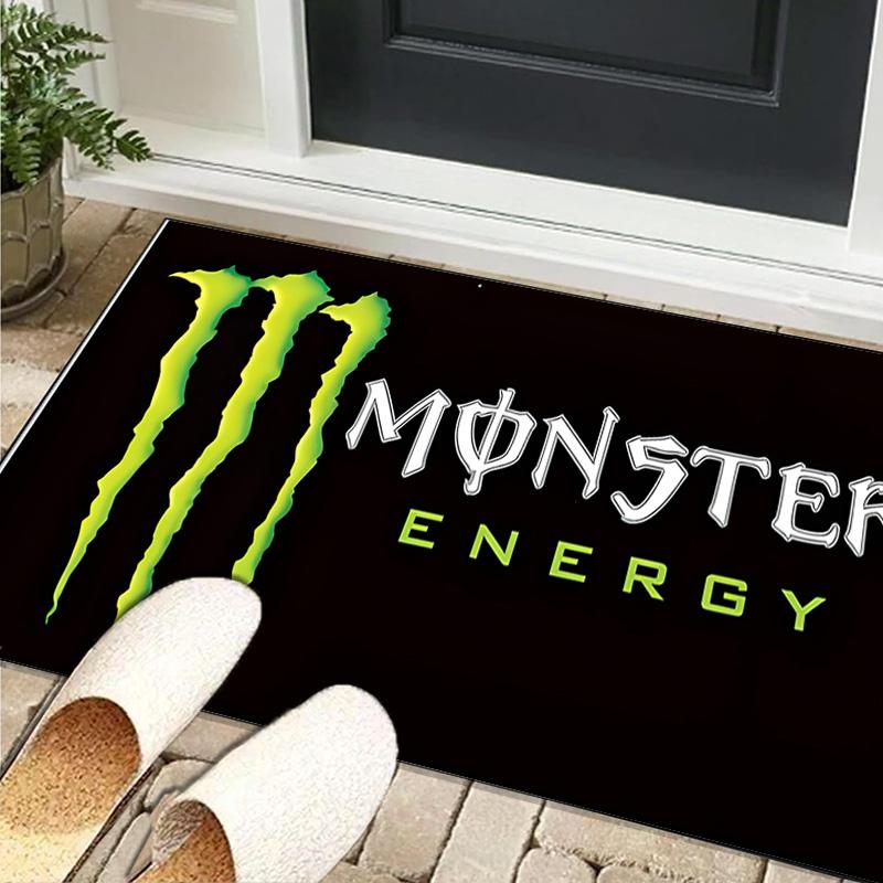 Monster Energy Area Rug Suitable for Indoor And Outdoor,Carpets for Playroom, Homes, Offices, Living Rooms,Home Decor,Christmas Fan Gift