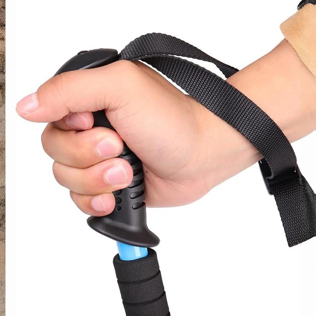 Trekkingstock Griff Gummihülse Adapter mit Handschlaufen für 20mm