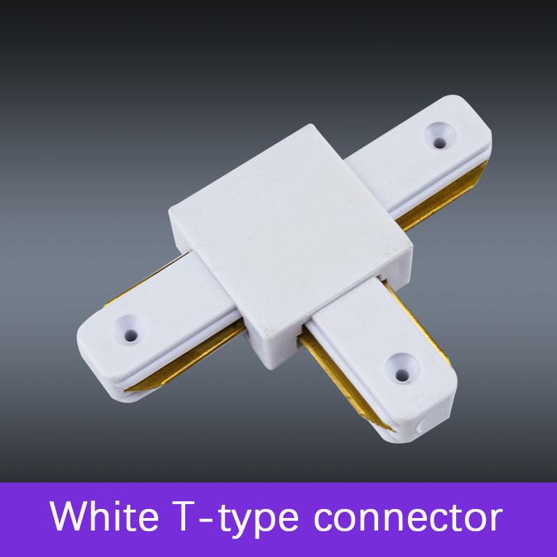 1pcs led Track light rail 50cm PVC white  black lead rail connectors rail 2 Wire bracket accessories