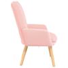 Armchair Pink 63 x 67 x 94 cm Fabric and Plywood