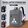 Waterdichte Anti-diefstal USB Rugzak voor Laptop School Reizen Rugzak voor Outlander Lancer Cross Colt Xpander Mirage