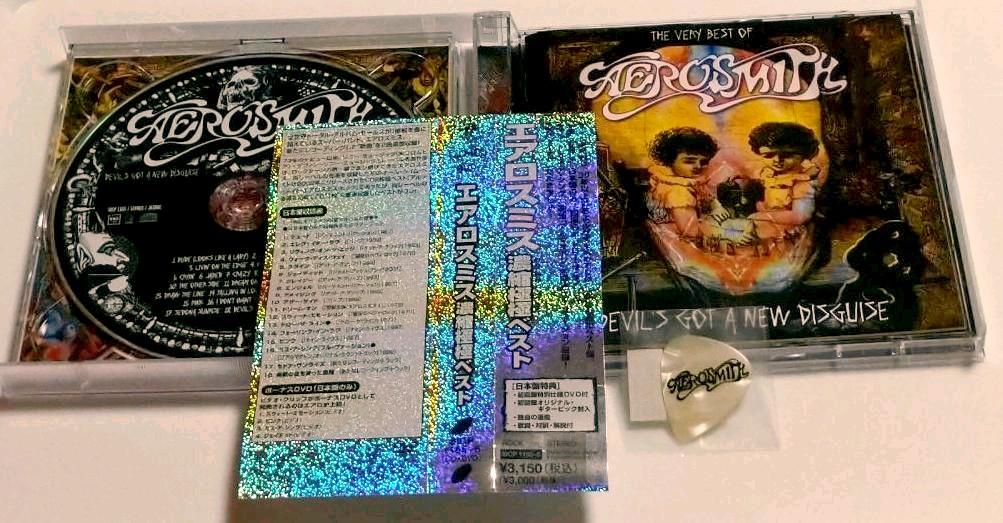 [USED] First Limited Edition Aerosmith Best Album CD+DVD