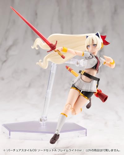 Modeling Support Goods Virtua Style 09 Sword Set A Flame Light Version Non-Scale Plastic Model Kit (Approx. 105mm)