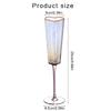 1Pair Love Heart Glass Goblet with Gold Edges Practical Champagne Drinking Flute Cups Elegant Gold Rimmed Glasswares