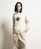 FFEFF STUDIO Artwork Flower Sweatshirt (Cream Beige)