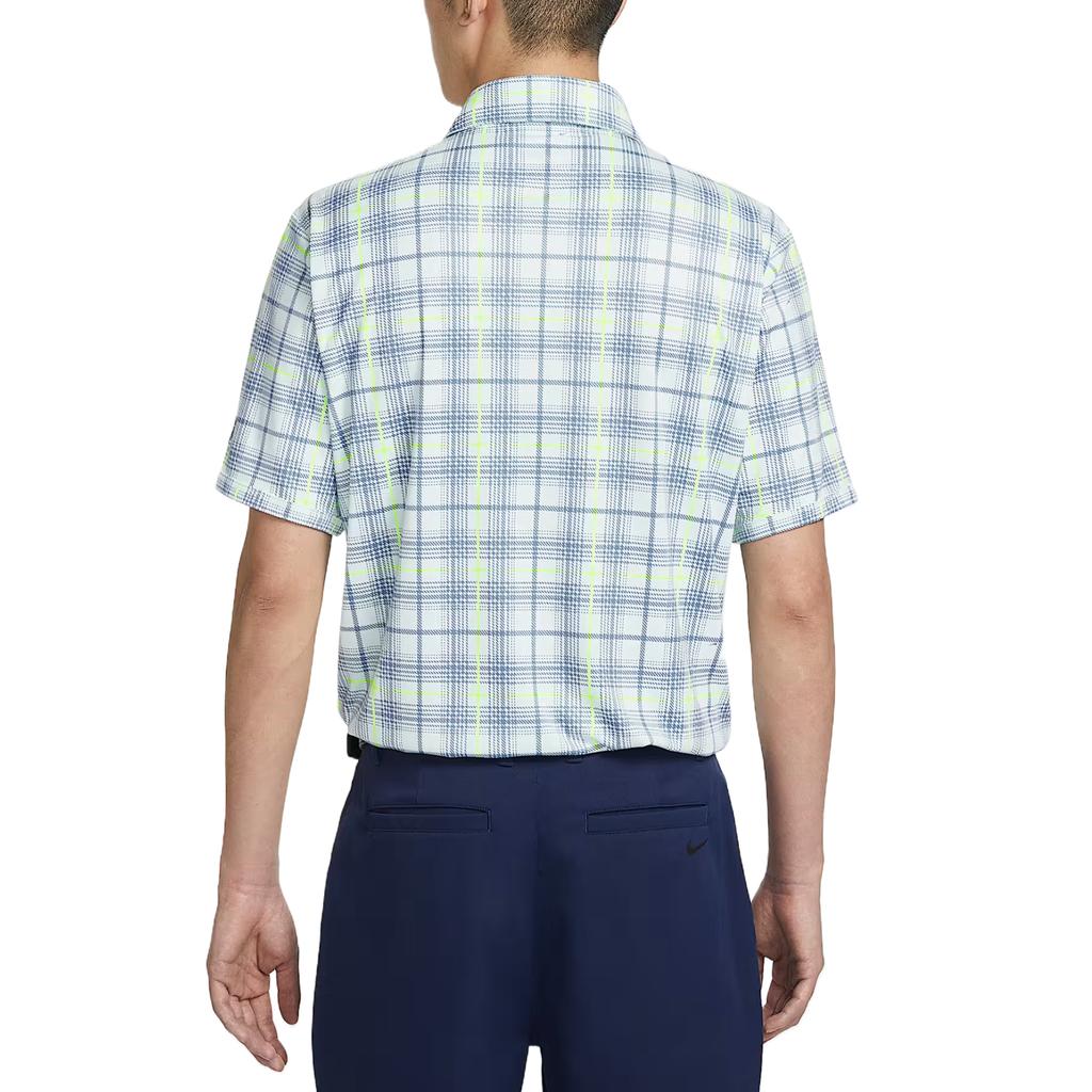 Nike Par Tartan Polo Quick-Dry Checkered Drop-Shoulder T-Shirt Men Tops II0787-394