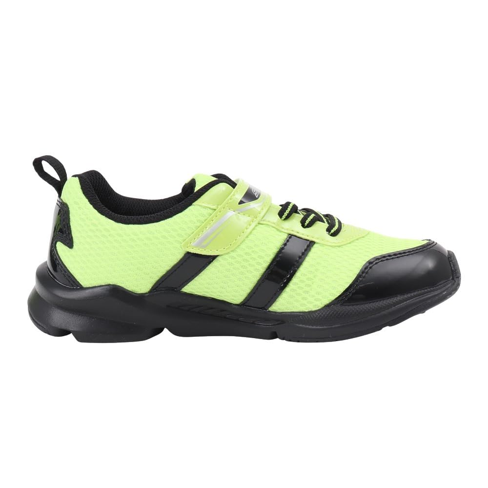 Shunso Sneakers for Boys, Wide Fit, Lightweight, Sizes 16-25cm (3E), SJC 1550 Green, Sizes 170cm