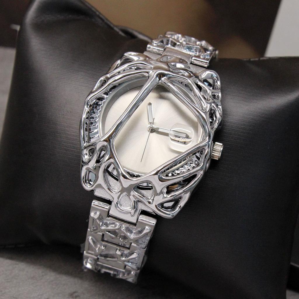 Y2K Antike Alabaster Quarz Uhr Herren Mittelalterlich Kreative Armbanduhr Leuchtende Uhr