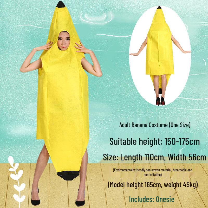 

Экологичный костюм ручной работы «Фрукты и овощи» для взрослых для дневных выступлений One Size