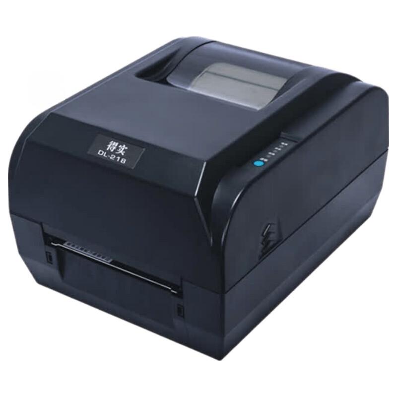 Deli DL-218 Desktop Barcode Label Printer CN plug (adapter included)