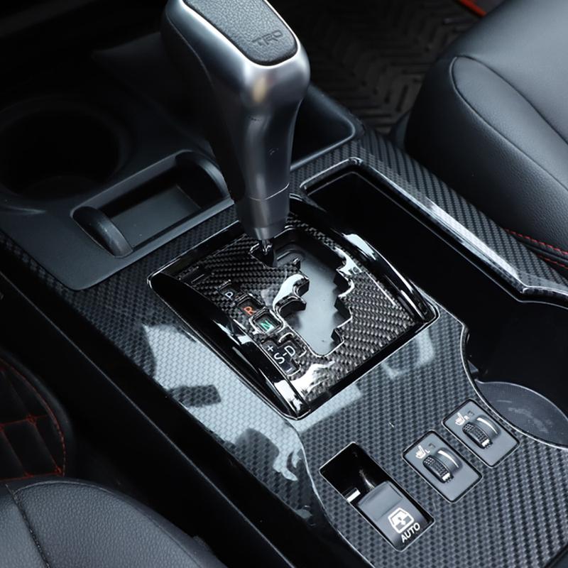 Central Gear Shift Panel Decoration Cover Frame Trim Stickers for 4runner 2010-2021 2022 2023 Car Interior Moulding Accessories