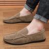 Men's Casual Shoes Suede Loafers New Low Top Sneakers Comfortable Mens Driving Shoes Moccasins Luxury Slip-on Men Shoes