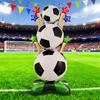 Sport Fußball Thema Geburtstagsparty Stehende Fußballtrophäe Aluminiumfolienballons für Weltcup Party Dekoration Zubehör