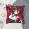 K-Kabaneri Of The Iron Fortress Double-Sided Printed Square Decorative Cushion Cover For Sofa Living Room Home Decor
