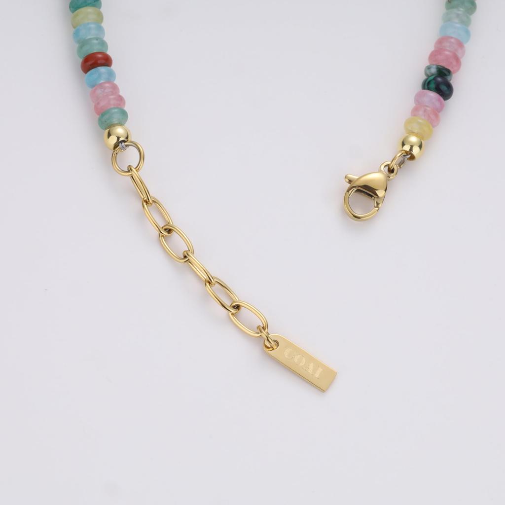 4mm Multicolor Power Stone Bracelet for Women [KOAI]