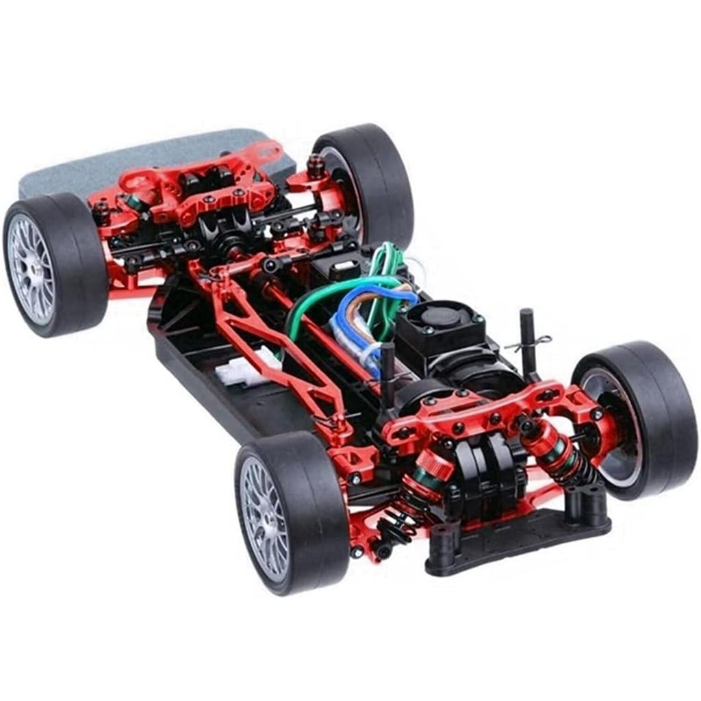 Metal Steering Assembly with Upgrade Parts for Scale and TT02T RC Cars Bearings, 1/10 TT-02, TT02, TT02B, (Blue)