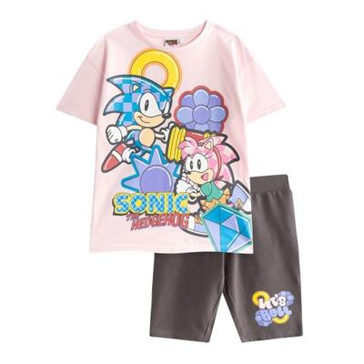 Conjunto de Camiseta e Shorts de Diamante para Meninas