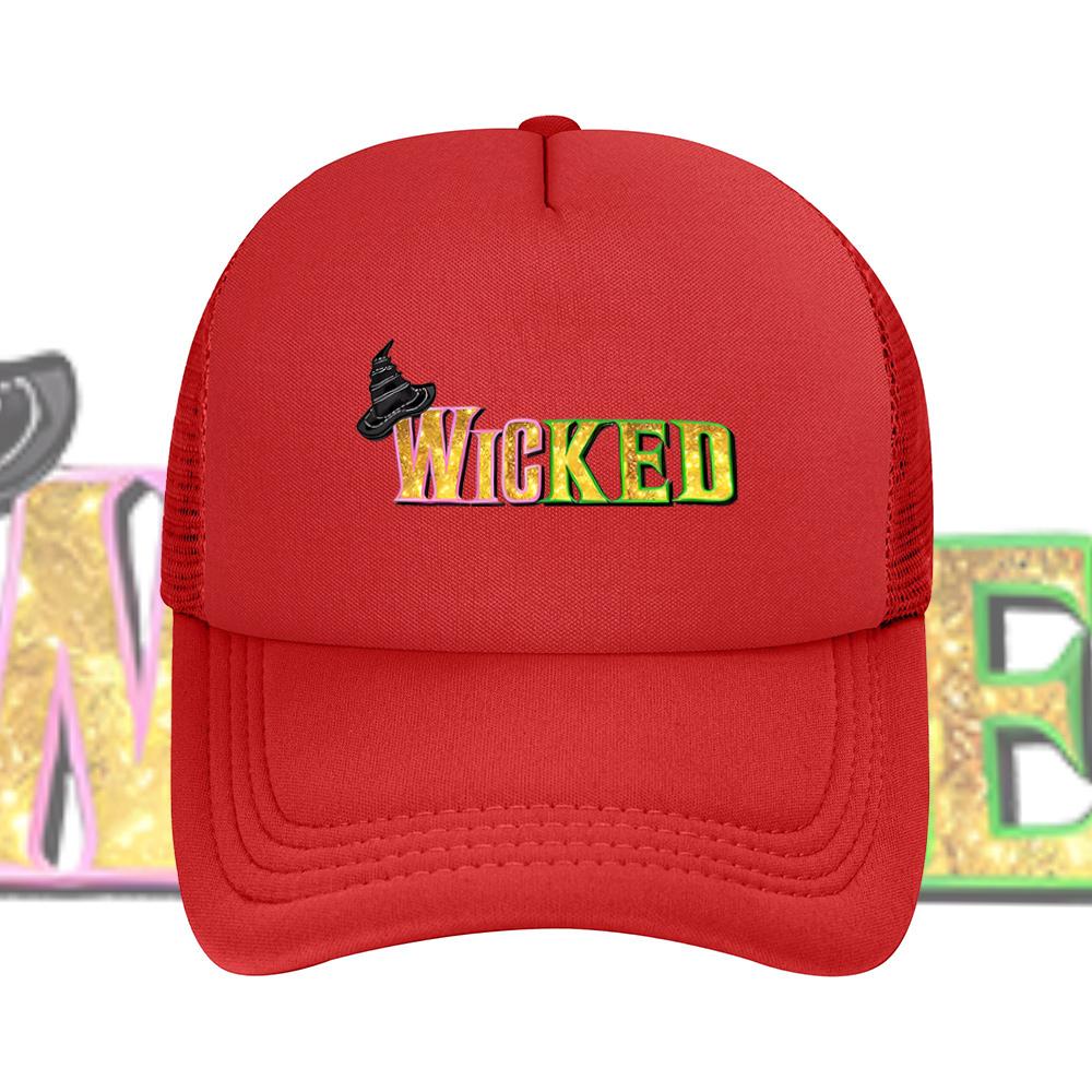 Musical stage perforUnisexce Wicked letters hat Baseball Cap Anime Graphic Hats Adult Unisex Women Sports Outdoor