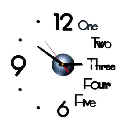 Orologio da parete acrilico creativo Orologio fai da te Adesivo da parete muto