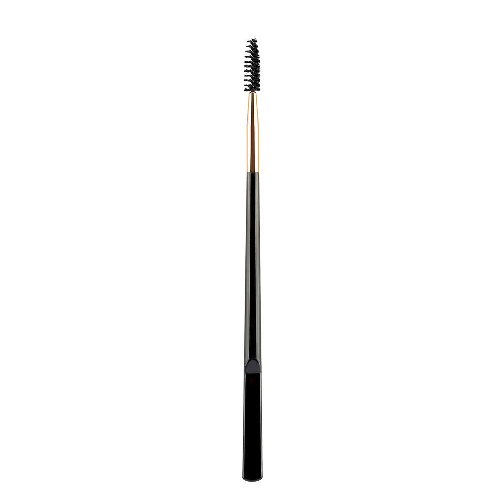 Double head double head eyebrow glue brush/eyelash roll can be dug powder milk eyebrow brush can be bent spiral eyebrow brush