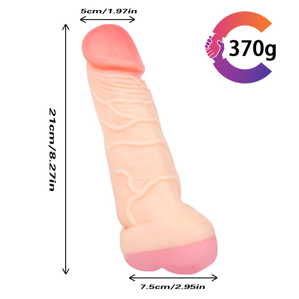 MoDi Reusable Penis Sleeve Extender Realistic Penis Condom Silicone Extension Sex Toy for Men Cock Enlarger Condom Soft Dildo