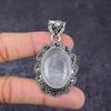 Selenite Gemstone Handmade 925 Sterling Silver Gift Jewelry Pendant 2.25" V3n90