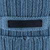 Excellent PRADA Knit cap Logo tag ribbed knit hat blue wool mens M UMD188 Used