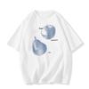 Fat mm summer cotton large size short-sleeved t-shirt women's new popular design sense niche American loose half-sleeved top