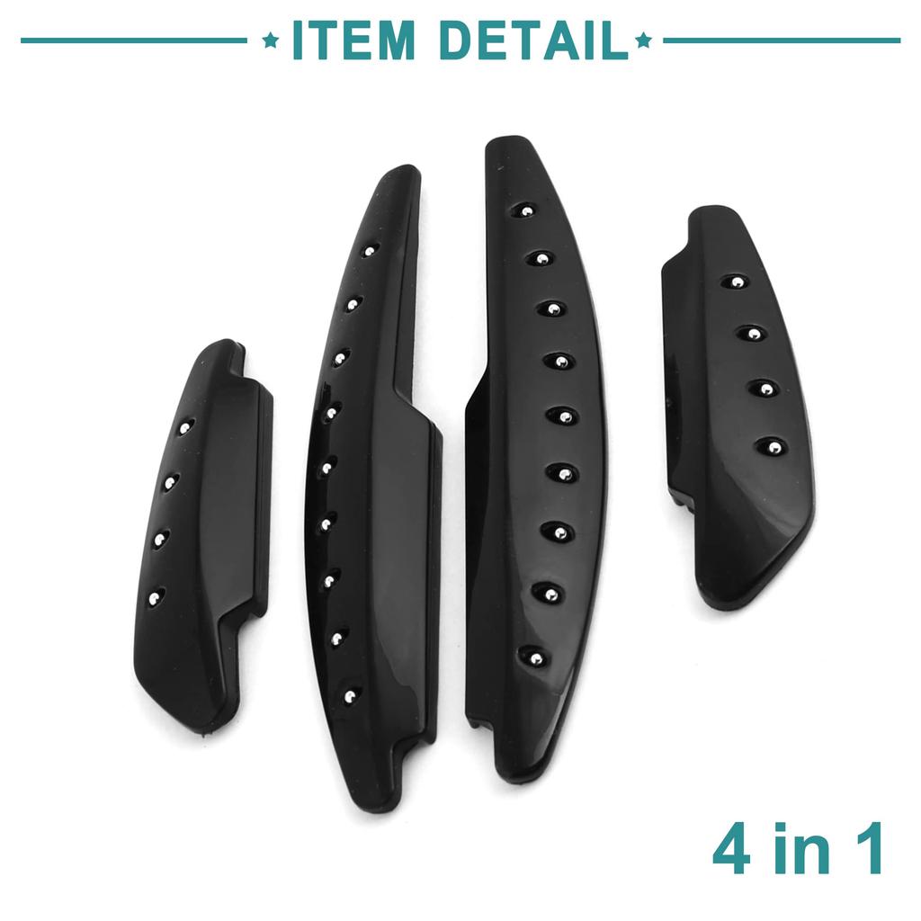 ACROPIX Door Mirror Protector Guard Sticker Vehicle Exterior Decoration Black
