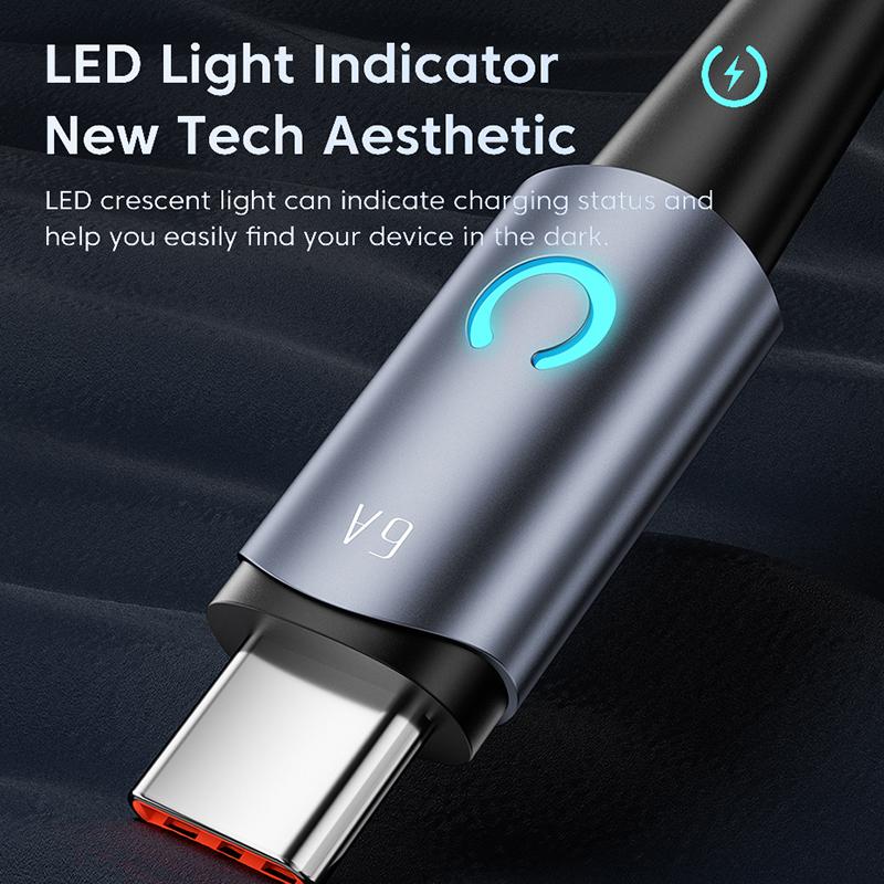 Toocki 6A USB Type C Cable For Huawei P40 30 SCP Fast Charging Micro USB C Cable For Samsung Xiaomi Poco Oneplus Data Cord