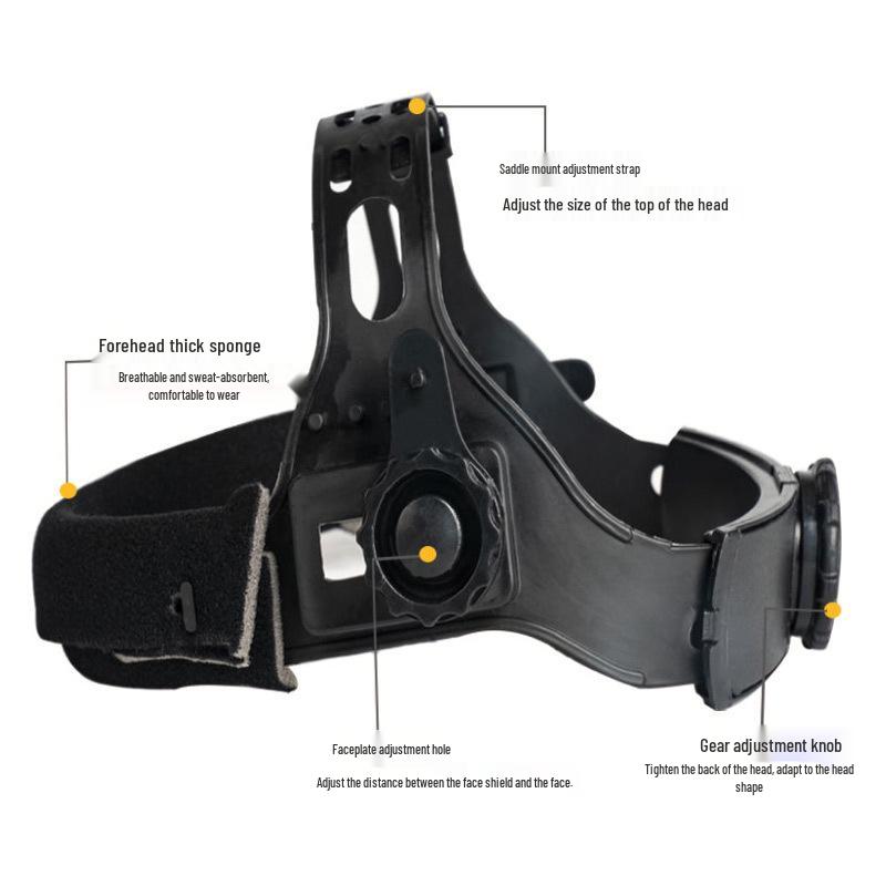 Solar-Powered Automatic Dimming Welding Mask with Head-Mounted Arc Protection
