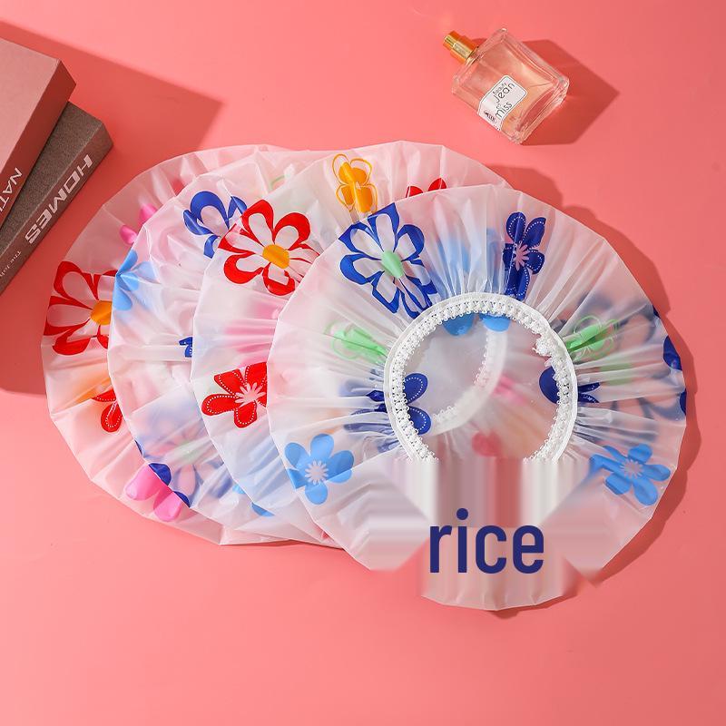 

Утолщенная водонепроницаемая шапочка для душа: Милый корейский и японский стиль для женщин и детей 27 cm