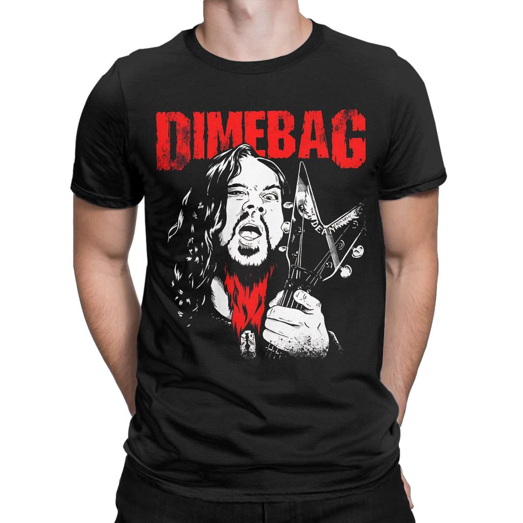 P-Pantera DIMEBAG DARRELL Classic Graphic 100% Cotton T-Shirt Tops Tees For Men