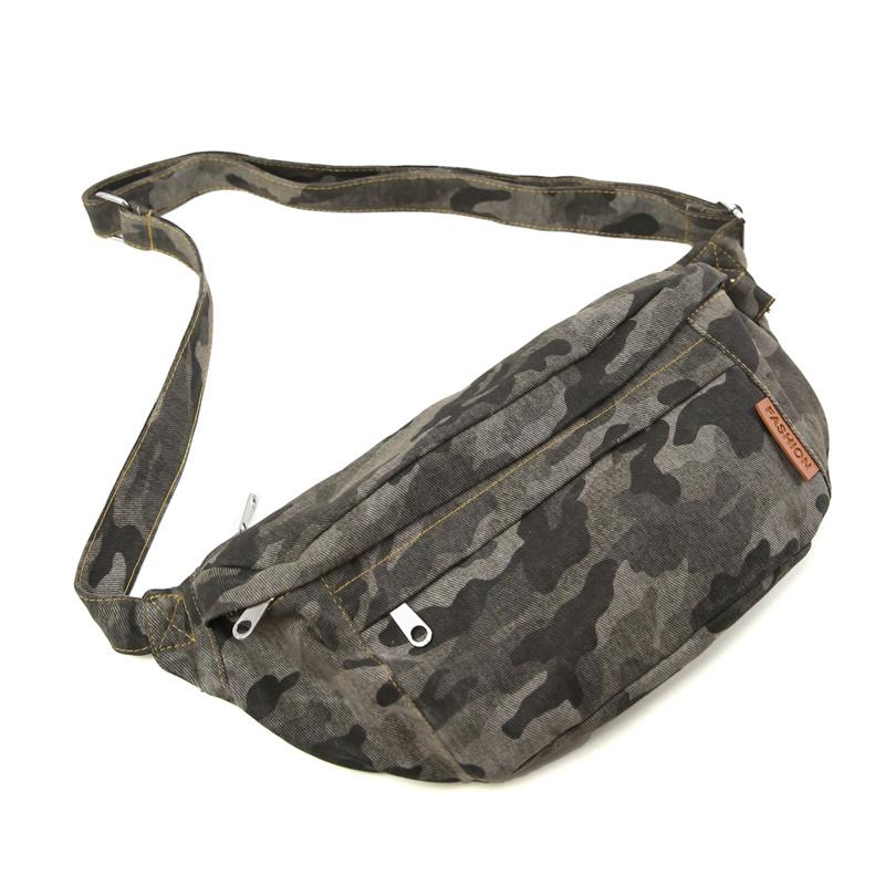 Camouflage Canvas Sling Bag – Durable & Stylish Crossbody Bag for Outdoor, Travel, and Everyday Use
