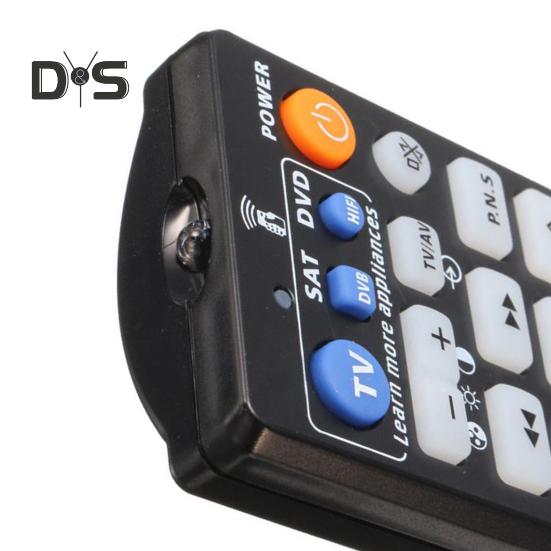 Universal Remote Control for TV CBL DVD SAT Battery Powered Advanced Smart Chipset Remote Control Replacement Parts Accessories