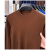 Men S Spring Thin Silk Wool Blend Half Turtleneck Long Sleeve Sweater