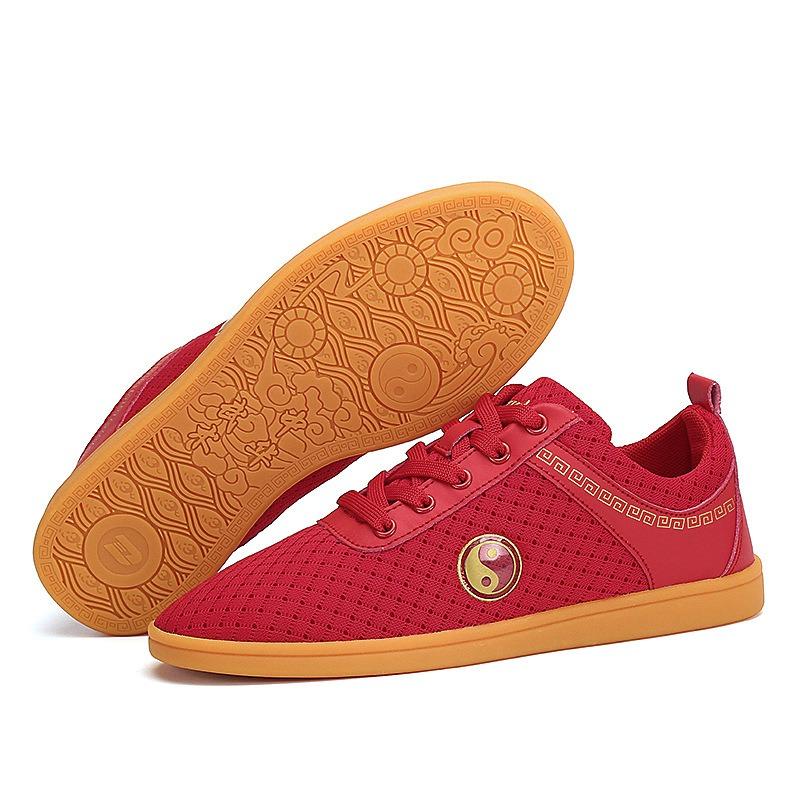 fashion Martial Arts Shoe Unisex Adult Exercise Chinese Traditional Old Beijing Tai Chi Kung Fu Team Performance Match Men Women