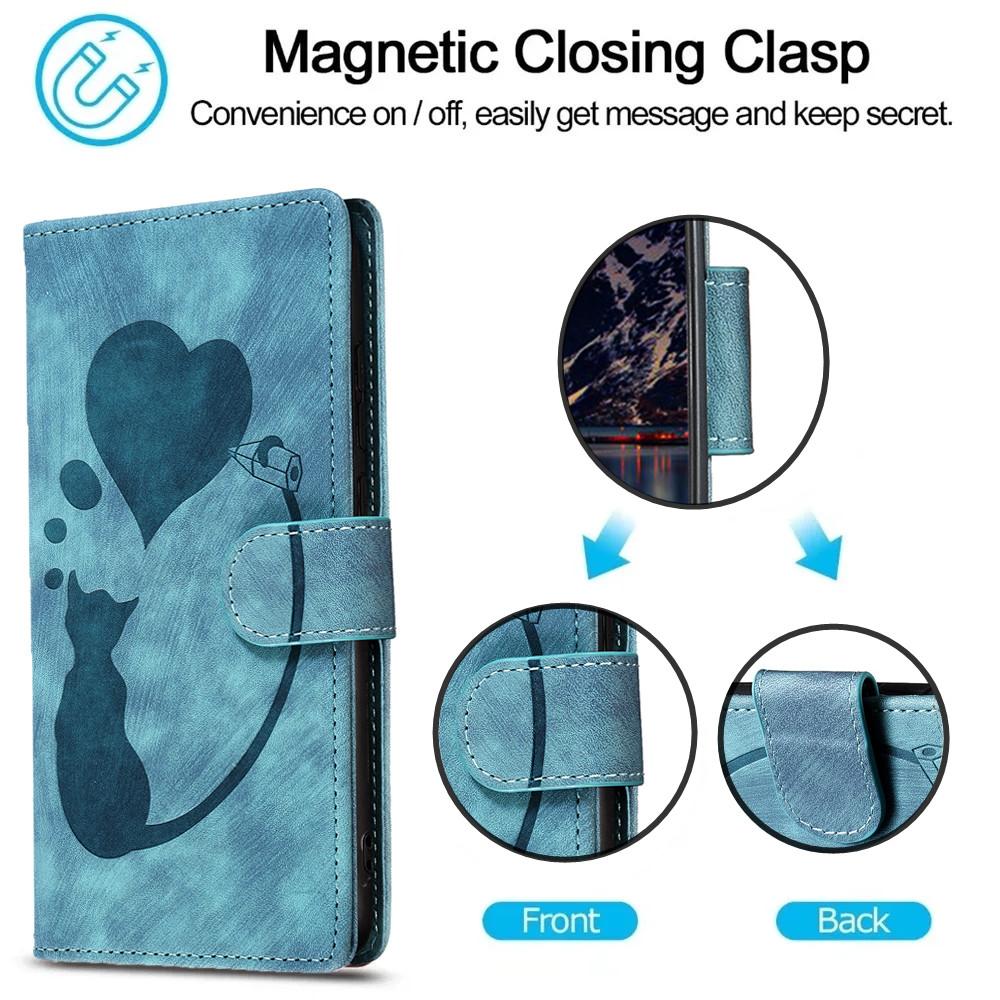 Butterfly Cat Leather Wallet Case Book For Xiaomi 14T 13T,Redmi Note 14 13 12 11 10 Pro 5G 14C 13C 12S 11S 10S A3 Flip Cover
