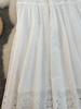 Korean Style Patchwork Wide-Hem Midi Skirt - High-Waisted Slimming A-line for Spring/Summer